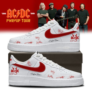Acdc Power Up Tour 2026 Collector Edition Concert Sneakers Merchandise