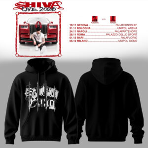 Shiva Live Tour 2026 Official Fan Hoodie Edition