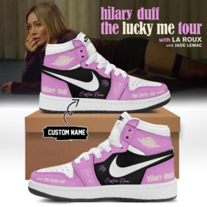 Hilary Duff The Lucky Me Tour 2026 2027 Limited Edition Signature Sneakers Fan Collection