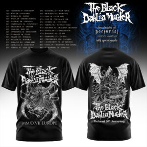 Two Decades Of Nocturnal Europe Mmxxvii Concert T-Shirt Gifts For Fans