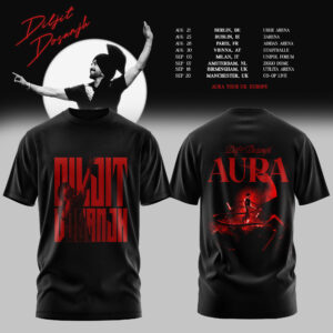Aura World Tour 2026 Europe Uk Official Fan T-Shirt