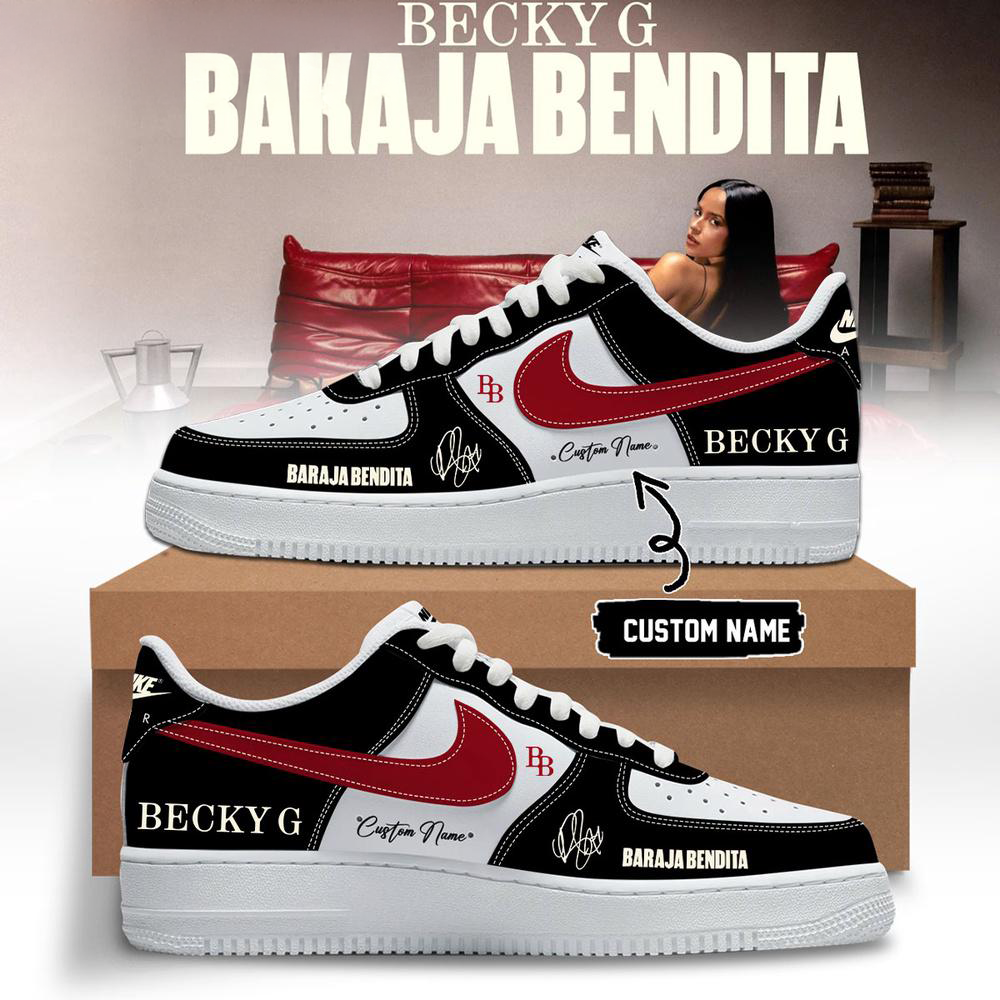 Becky G Baraja Bendita 2026 Signature Black Air Force 1 Collector Collection