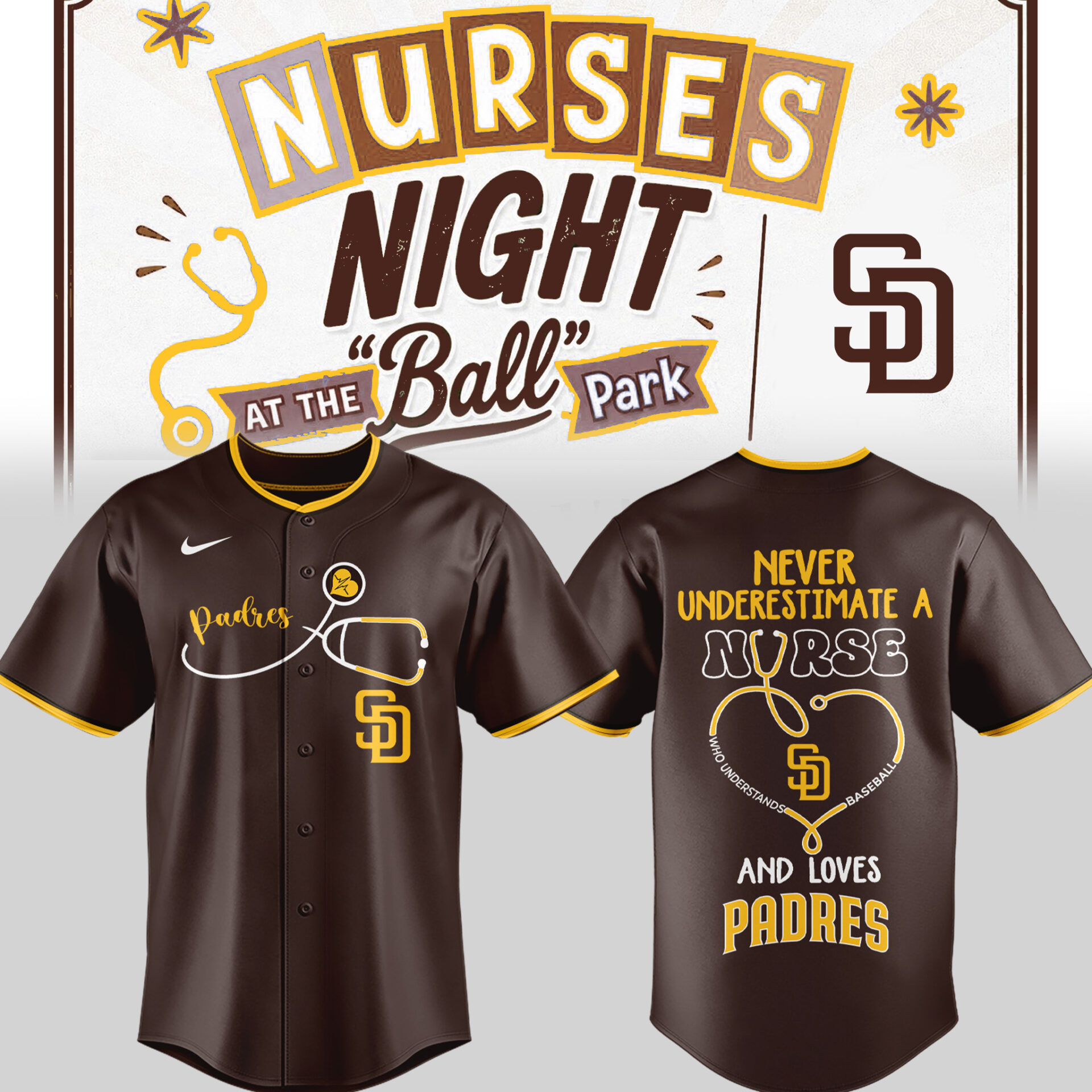 San Diego Padres Nurse Night Limited Baseball Jersey Gift For Fans