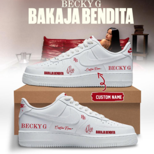 Becky G Baraja Bendita 2026 Signature White Air Force 1 Sneaker Collection