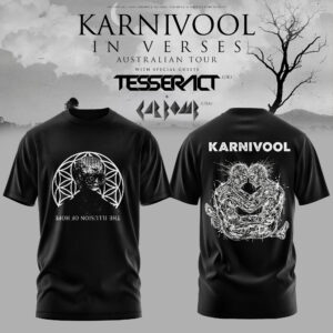 Karnivool In Verses Australian Tour 2026 Premium Fan T Shirt Collection