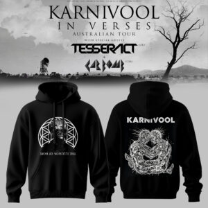 Karnivool In Verses Australian Tour 2026 Limited Tour Hoodie