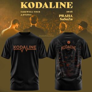 Kodaline Farewell Tour 2026 Vintage Washed Fan T-Shirt Collection