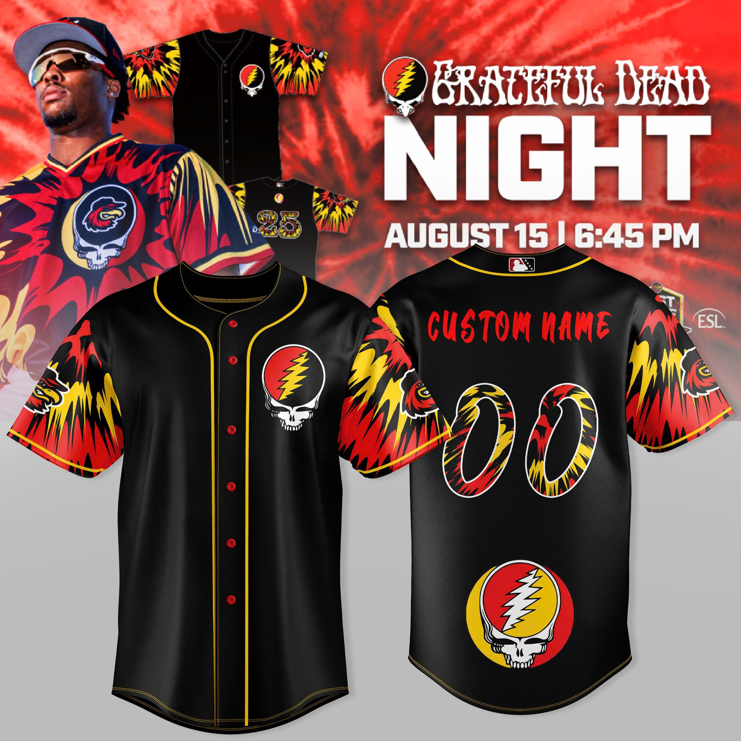 Grateful Dead X Rochester Red Wings 2026 Official Fan Jersey Edition