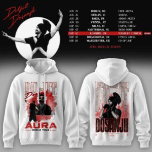 Aura World Tour 2026 Europe Uk Premium Tour Hoodie