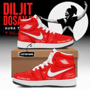 Diljit Dosanjh Aura World Tour 2026 Collector Concert Sneakers Fan Merchandise