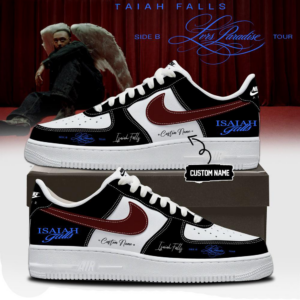 Isaiah Falls Lvrs Paradise Side B Tour 2026 Black Air Force 1 Collector Edition