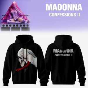 Madonna Confessions Ii Album Graphic Hoodie Collector Edition
