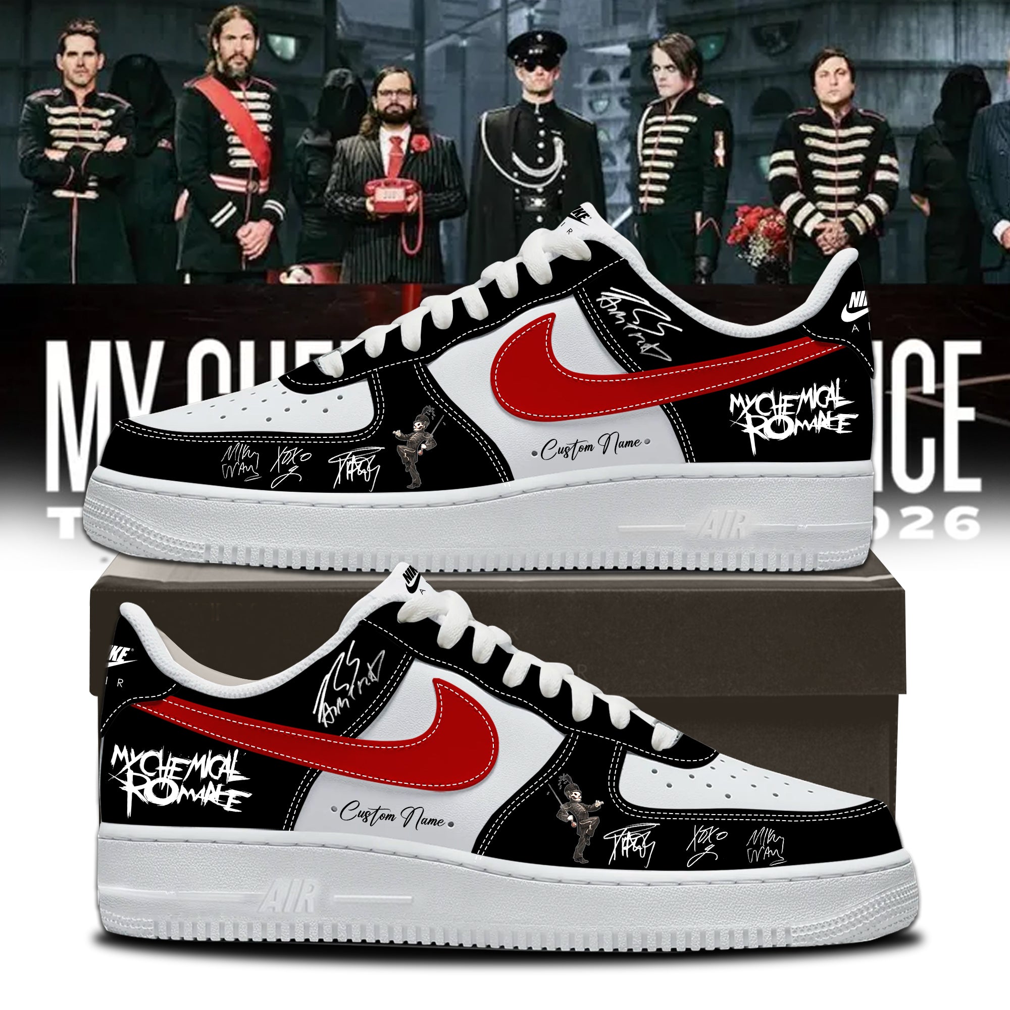 My Chemical Romance Collector Signature Sneakers Official Merchandise