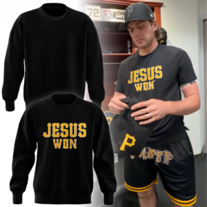 Pittsburgh Pirates Jesus Won 2026 Collector Fan Sweatshirt Edition