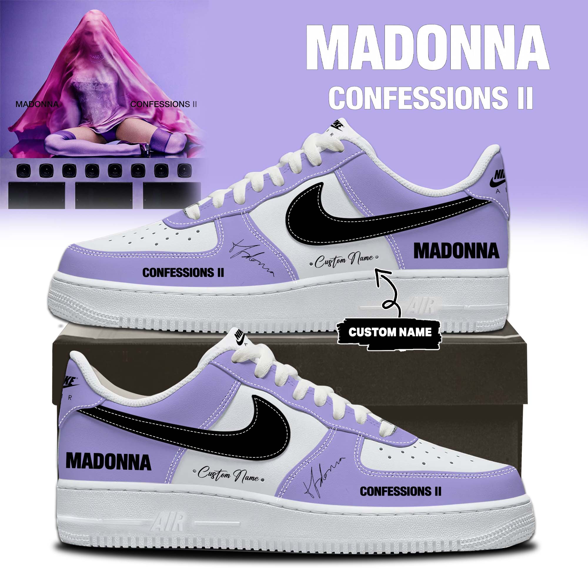 Madonna Confessions Ii Album Premium Collector Sneakers Edition
