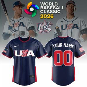 Usa World Baseball Classic Baseball Jersey Version Two