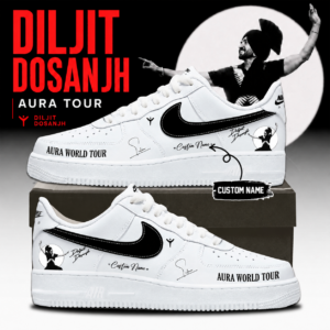 Diljit Dosanjh Aura World Tour 2026 Signature Sneakers Premium Fan Collection
