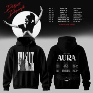 Aura World Tour 2026 Europe Uk Limited Concert Hoodie