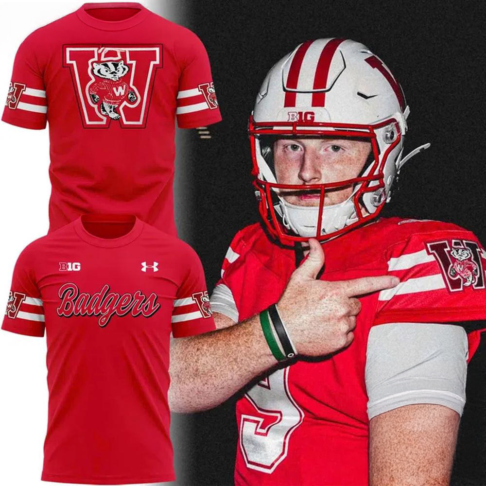 Wisconsin Badgers Retro Heritage T-Shirt