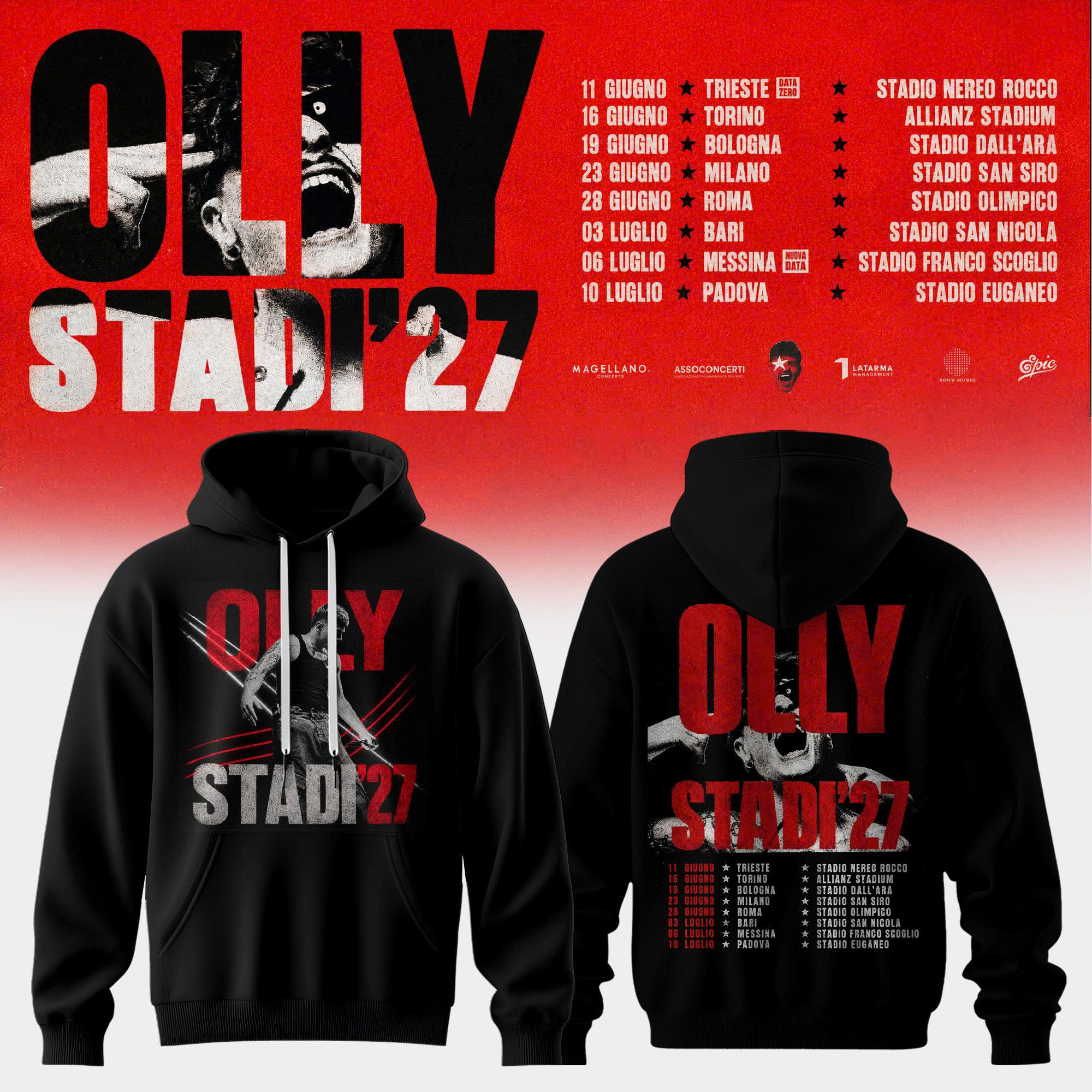 Olly Stadi 2027 Tour Collector Hoodie Edition