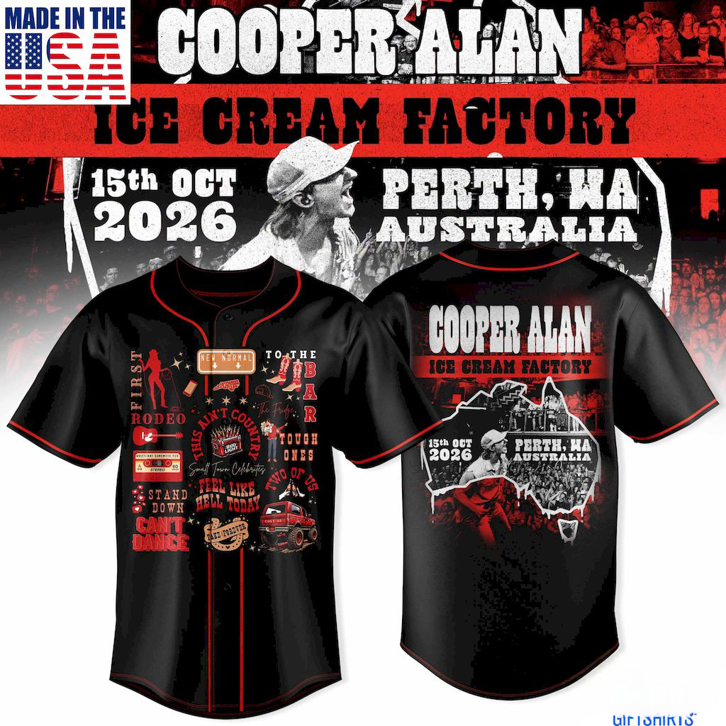 Cooper Alan Ice Cream Factory Personalized Baseball Jersey Gift For Fans