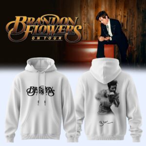 Brandon Flowers On Tour 2026 Signature Limited Edition Hoodie Premium Fan Collection