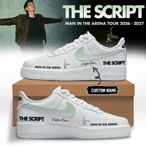 The Script Man In The Arena Tour 2026 2027 Collector Signature Sneakers Official Merchandise