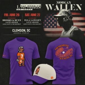 Morgan Wallen X Clemson Tigers Graphic T-Shirt