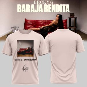 Becky G Baraja Bendita Signature Graphic T-Shirt Music Fan Collection