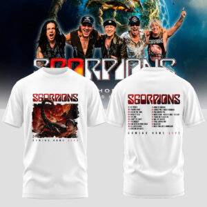 Scorpions Coming Home World Tour 2026 Graphic T-Shirt Gifts For Fans