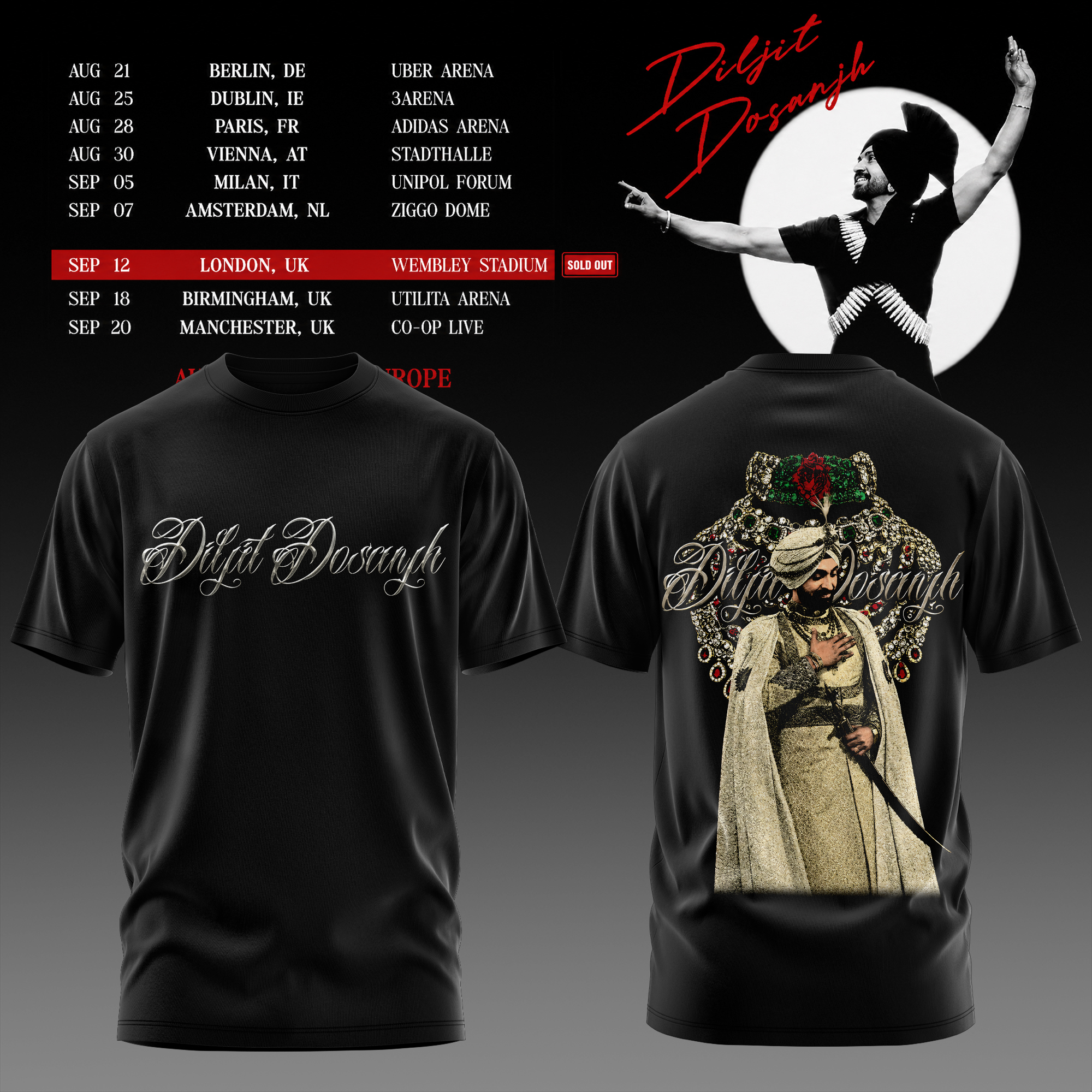 Aura World Tour 2026 Premium Fan T-Shirt