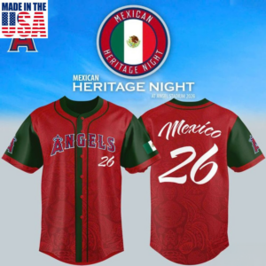 Los Angeles Angels Mexican Heritage Day 2026 Baseball Jersey Gift For Fans