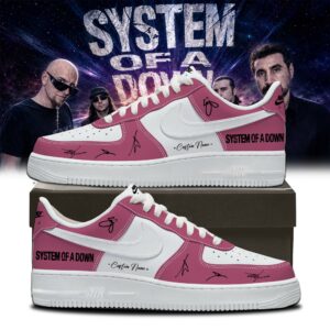 System Of A Down Europe Uk Stadium Tour 2026 Exclusive Rock Band Signature Sneakers