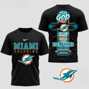 Miami Dolphins Nfl Faith Family Team Pride 3D Shirt Football Fan Collection Christian Sports Apparel Gift For Fans