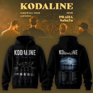 Kodaline Farewell Tour 2026 Vintage Washed Hoodie Collection