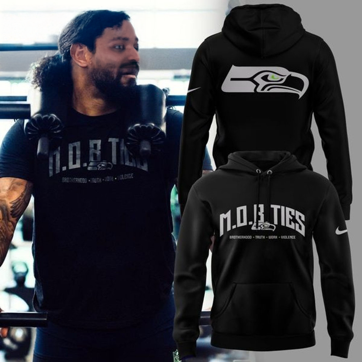 Special New Edition Seattle Seahawks More Of The Brotherhood Hoodie