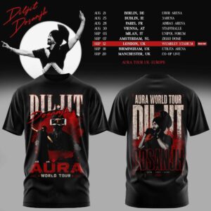 Aura World Tour 2026 Europe Uk Fan Collection T-Shirt