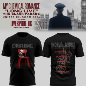 My Chemical Romance The Black Parade Tour 2026 Limited Edition T-Shirt Gift For Fans