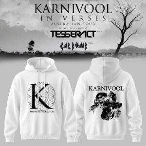 Karnivool In Verses Australian Tour 2026 Official Fan Hoodie Edition