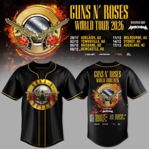 Guns N Roses World Tour 2026 Official Fan Jersey Edition