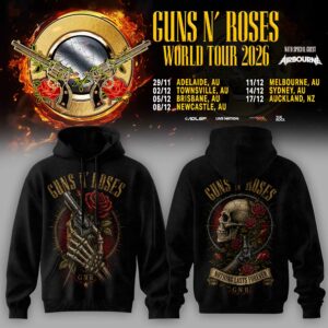 Guns N Roses World Tour 2026 Limited Concert Hoodie