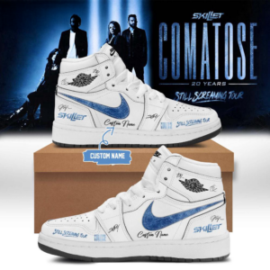 Skillet Comatose 20 Years Still Screaming Tour White Air Jordan 1 Collection