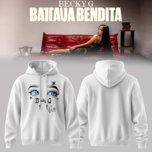 Becky G Baraja Bendita 2026 White Hoodie Collector Collection