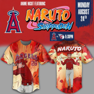 Naruto Los Angeles Angels Anime Baseball Jersey 2026 Collection