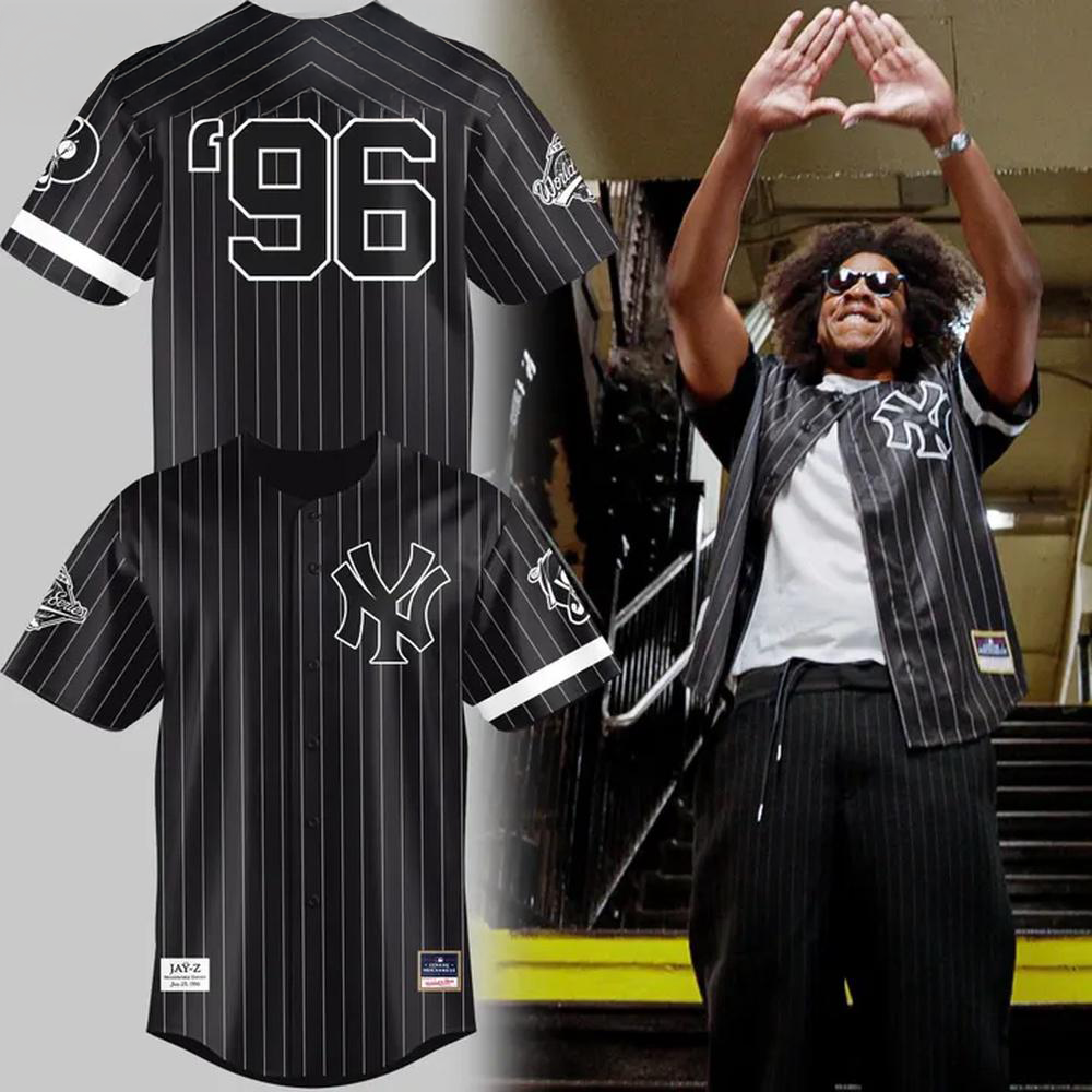 Jayz 30 Reasonable Doubt X New York Yankees 2026 Black Baseball Jersey Collector Collection