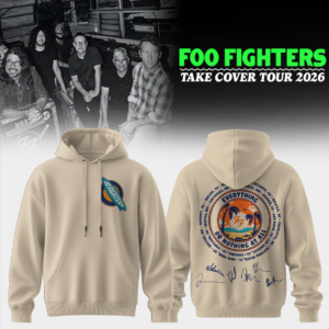 Foo Fighters Take Cover Tour 2026 Signature All Over Print Hoodie Fan Edition