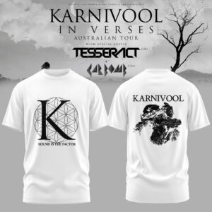 Karnivool In Verses Australian Tour 2026 Premium Tour T-Shirt