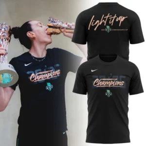 New York Liberty 2026 Commissioners Cup Champions Official Victory Fan Shirt