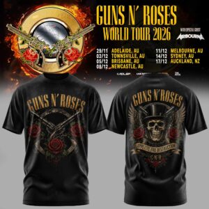 Guns N Roses World Tour 2026 Official Concert T-Shirt Edition
