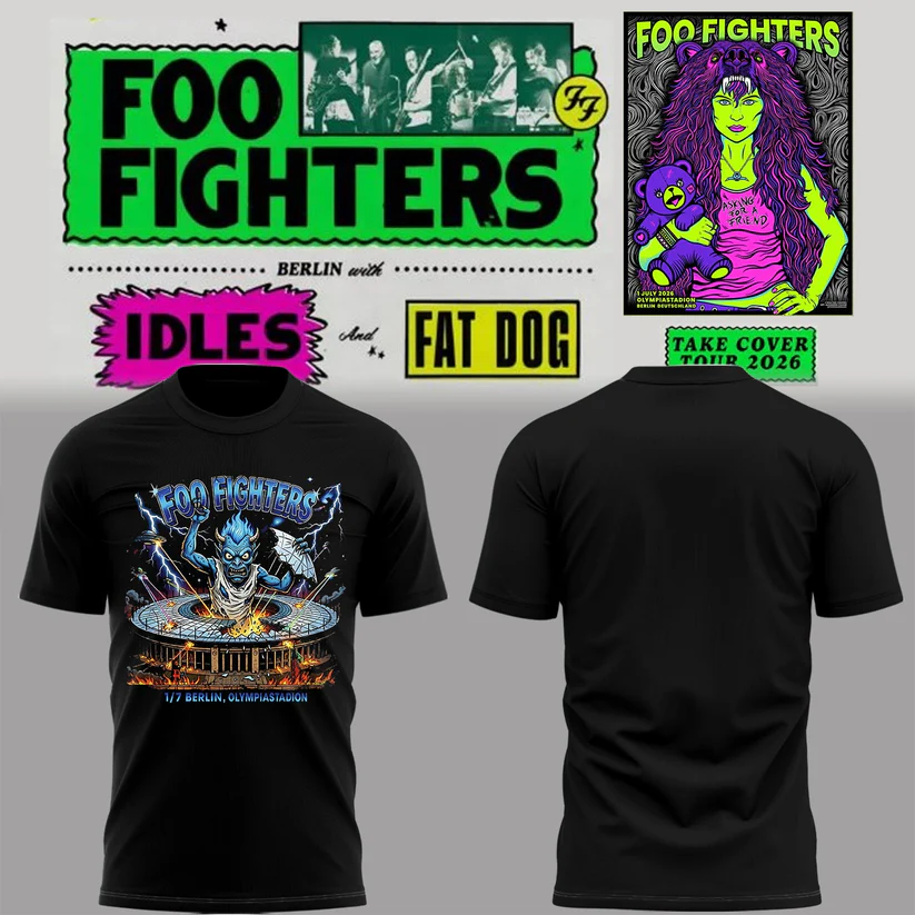 Ff Take Cover Tour 2026 Limited Edition Graphic T-Shirt Concert Fan Tee